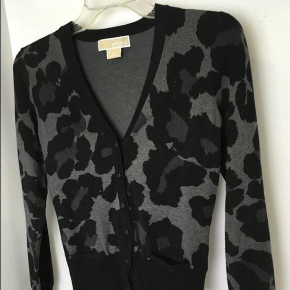 MK crop cardigan